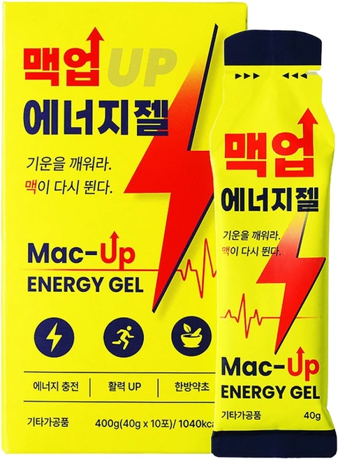 등산 러닝 에너지젤, 10개, 40g - 쿠팡