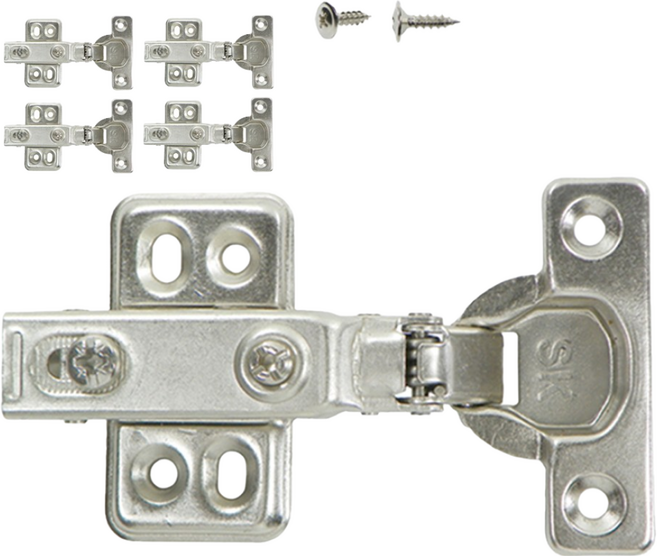 욕실장 경첩 (4개) 경첩피스포함, 욕실장경첩 X 4개, 1세트