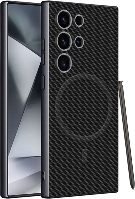 럭스폰 갤럭시 s25 울트라 맥세이프 지문방지 핸드폰 명품 가죽 케이스