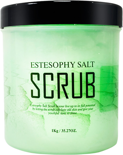 에스테소피 바디 스크럽 솔트 솝 알로에, 1kg, 1개