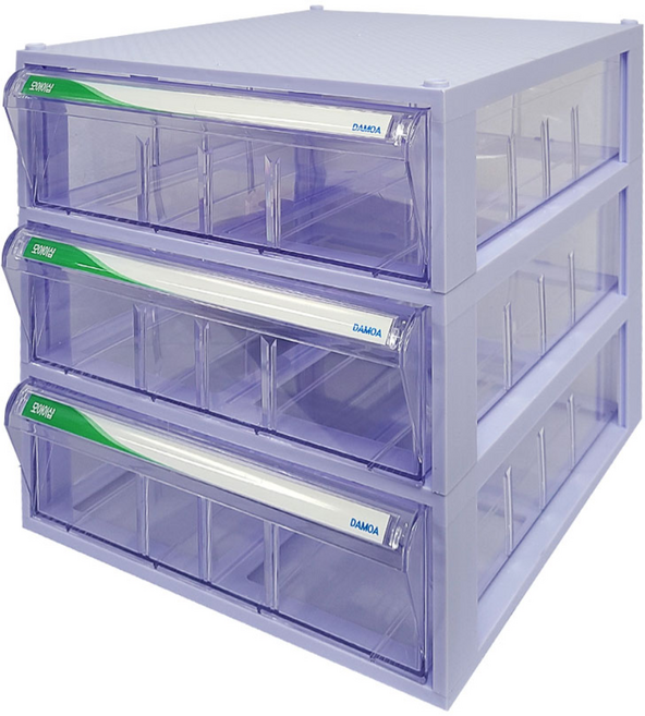 모아이샵 다용도 투명 수납함(대형) 수납함, 01_수납함 701