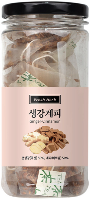 신선약초 생강계피차 삼각티백, 20개입, 1개