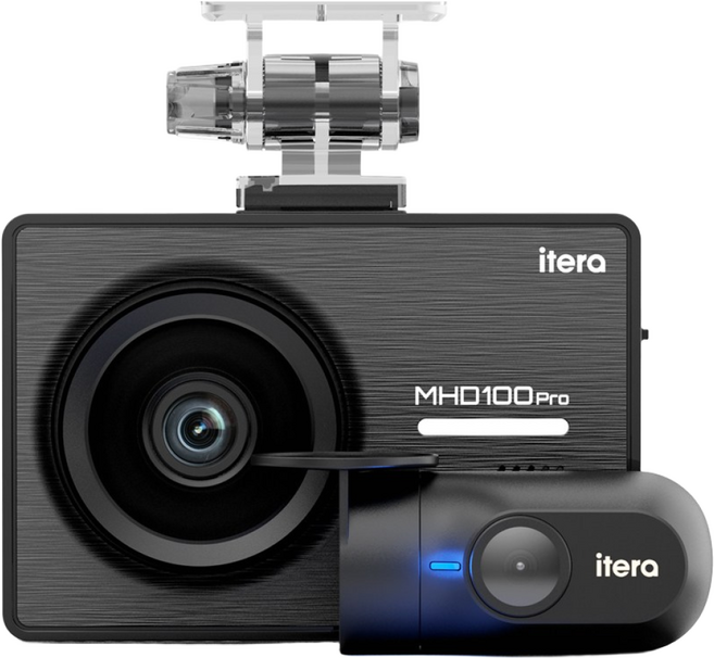 [상시케이블+차량시가잭포함]최신 2채널 블랙박스 3년보증 FHD/HD 아이테라 MHD100 와이파이 스마트폰연동 초절전 ADAS 과속방지안내 앞차출발 차선이탈 번호판인식강화, 자가장착+시가잭+리더기+쿠폰, 32GB