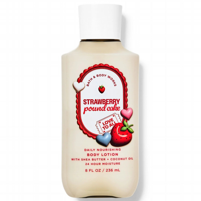 배스앤바디웍스 BBW 향기로운 스트로베리 파운드 케이크, 1개, 236ml