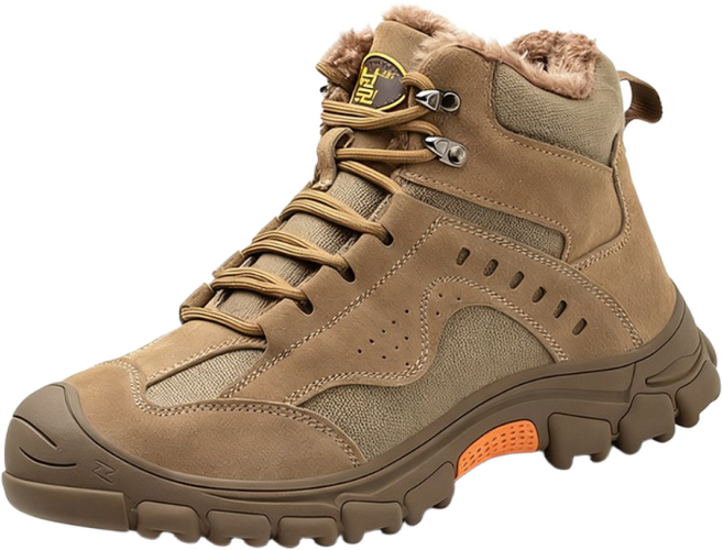 쟈오시 남자 겨울용 방한 안전화 편안한 경량 작업화