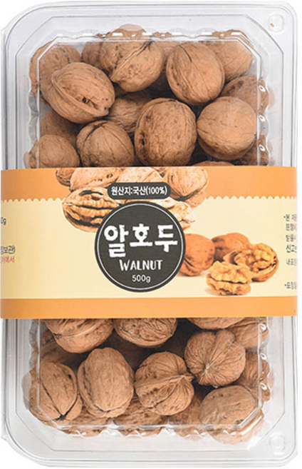 산천농원 충북 영동 소백산 알호두, 500g, 1개