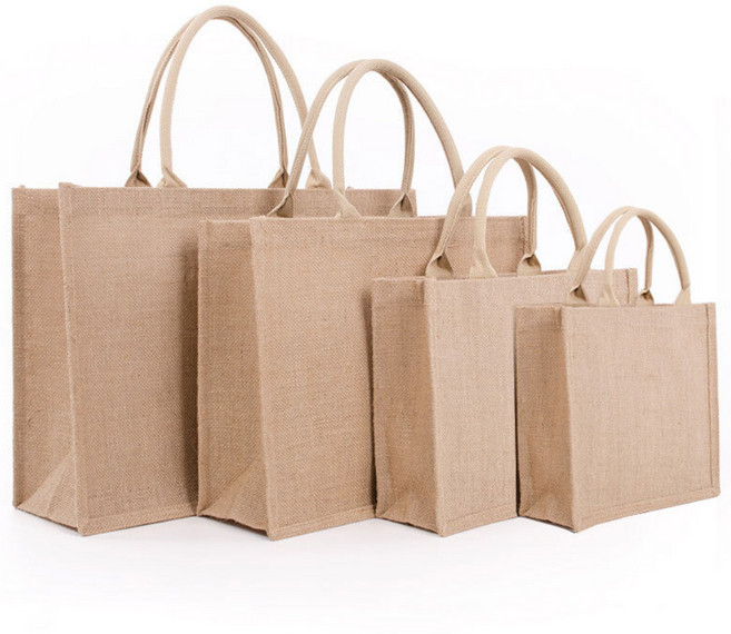 여름용 린넨 대형 무지 토트백