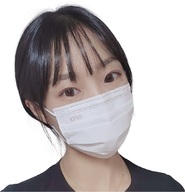 썸데이 KF80 얇은 여름용 덴탈마스크 중형 대형 개별포장, 라이트핏 KF80 대형 화이트, 1개, 30매입