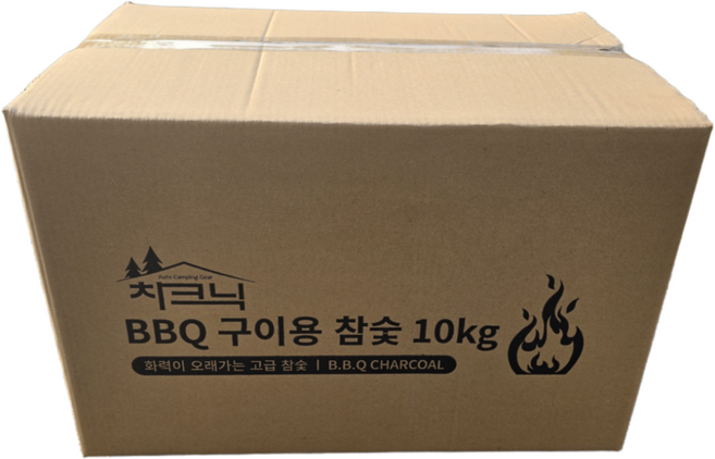 차크닉 BBQ 구이용 참숯 (반품불가), 10kg, 1개
