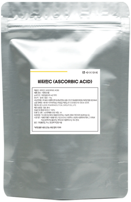[식품첨가물] 비타민c 분말 (아스코르브산) 1kg, 1개