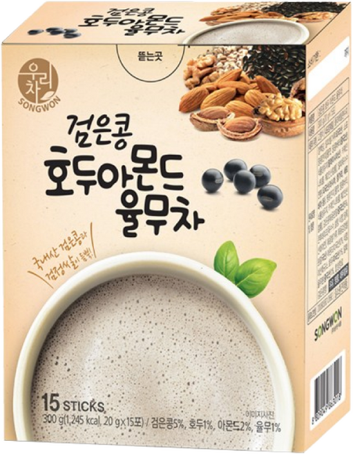 우리차 17곡 검은콩차, 20g, 15개입, 1개