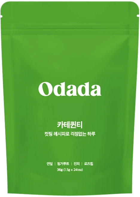 [공식몰] 오다다 카테퀸티 / 임산부 선물 카페인없는 체지방관리 슬림밸런스, 1개, 24개입, 1.5g - 쿠팡
