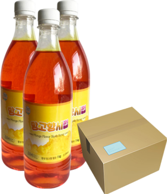DH 슬러시 망고향 시럽 1박스 15병, 15kg