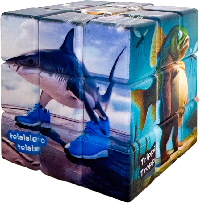 이탈리안 브레인롯 Italian brainrot 큐브 q0528, 이탈리안브레인롯큐브, 1개