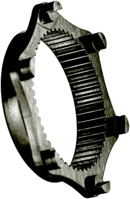 체이서 자전거 경량 로터 어댑터 센터락 변환 6볼트(8g), 1개, 블랙