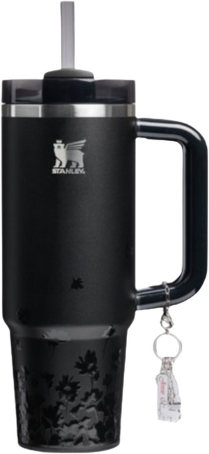 텀블러 선물용 보온 보냉 콜라보 굿즈, 1개, 887ml, 블랙