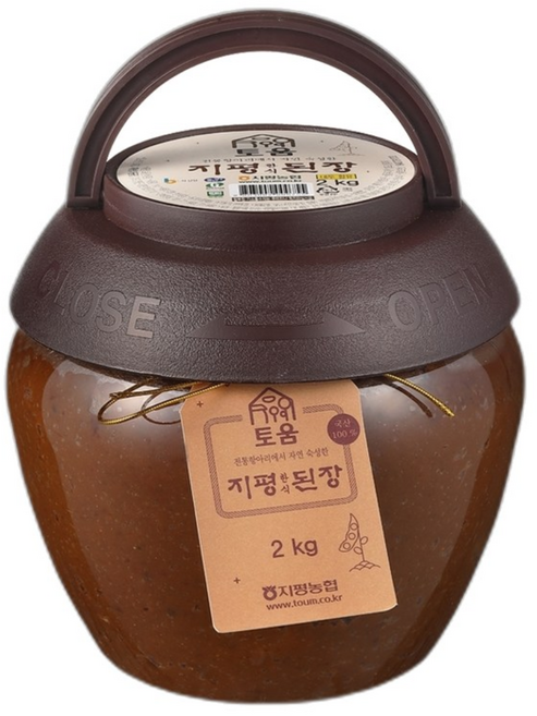 지평농협 국내산 토움 한식된장, 2kg, 1개