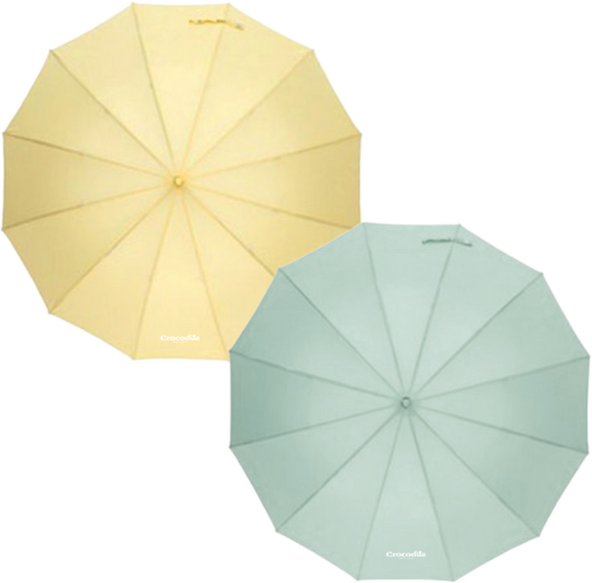 크로커다일 튼튼한 자동 장우산 2개