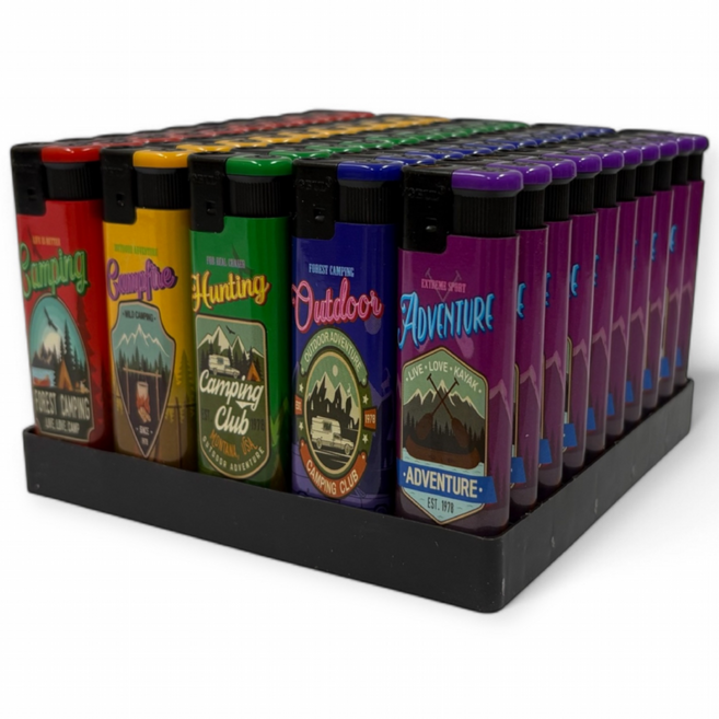 편의점 크라운 터보라이터 50개 (토치라이터), 50개입, 5색상