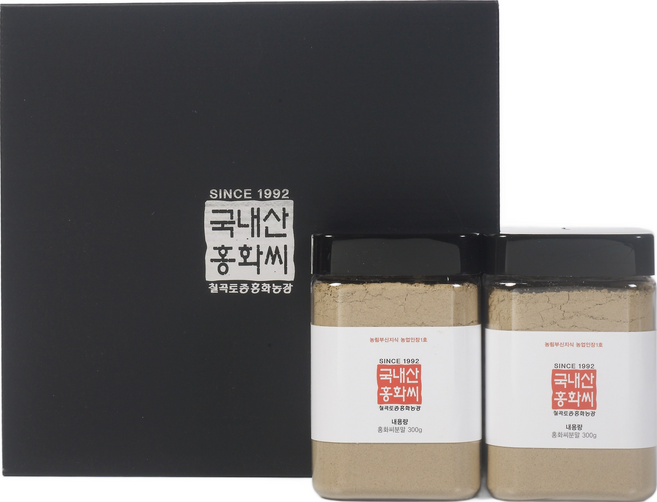 칠곡토종홍화농장 홍화씨분말 600g(국내산), 300g, 2개