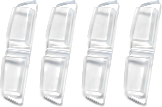 자동차 투명 도어가드 문콕방지 차량 스토퍼 HP6194, 1세트