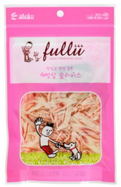 후루루 애완동물 슬라이스 간식, 게맛살슬라이스, 30g, 10개