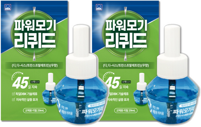 킬파프 모기약 리퀴드 45일 리필액, 2개