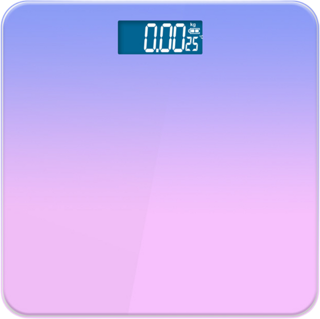세카이젠 가정용 디지털 체중계, 보라, 보라
