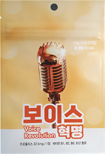 프로폴리스 함유 목건강 영양제 보이스혁명 1포(3정), 3정, 1개 - 쿠팡