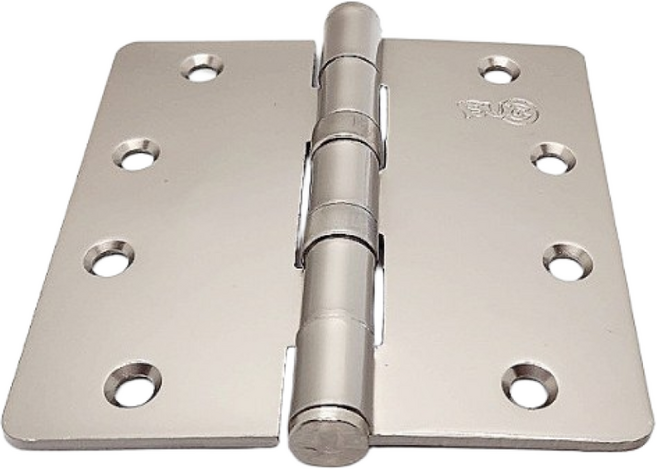 철니켈4인치경첩 부영경첩 BUC 4인치가구용 기계용 나무문용 정첩 녹슬지않는 방문, 1개