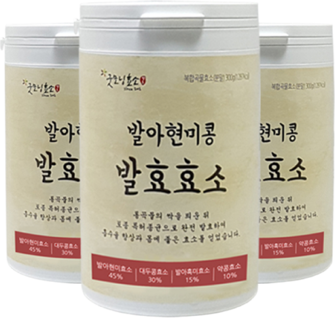 굿모닝효소 발아현미콩 발효효소, 300g, 1개