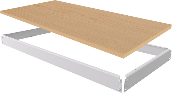 스피드랙 9T 선반추가 세트 단 추가 (합판+프레임) 선반 부속품 1단 양면코팅합판, 화이트