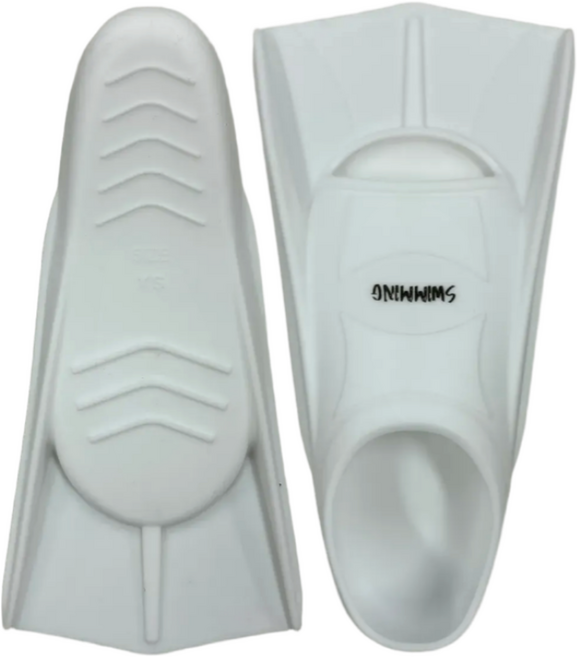 제이에스 오리발 숏핀 스노쿨링 + 매쉬백 200mm~280mm, 흰색