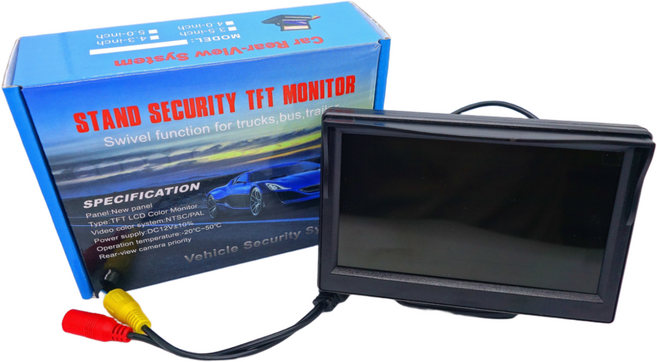 5인치 차량용 모니터 / 차량 모니터 / 후방카메라 모니터 / 거치용 모니터