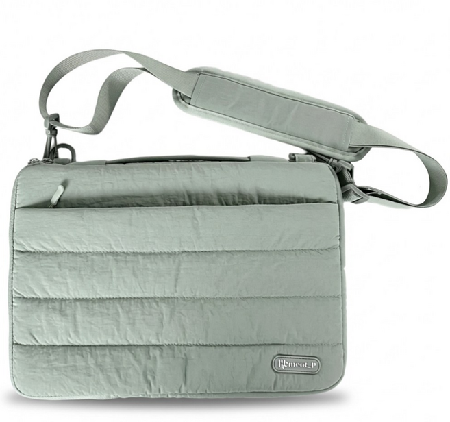 엠오피 맥북 그램 삼성 노트북 케이스 파우치 가방 크로스백, 1개, 민트
