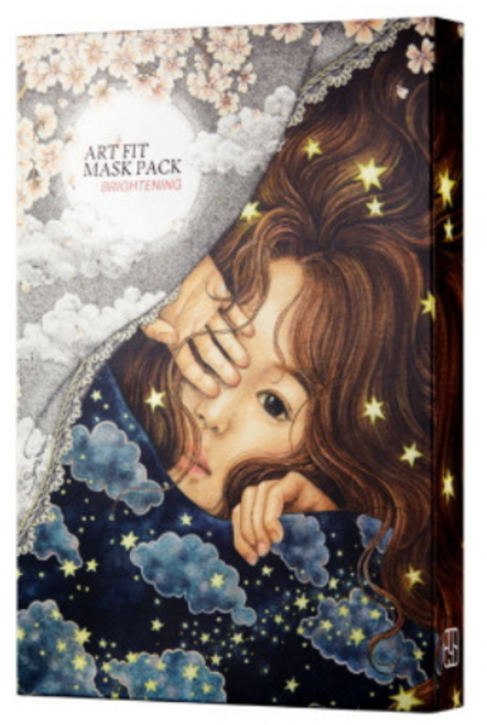 핏유어스킨 아트핏 브라이트닝 마스크팩 미백기능성, 1개, 5개입