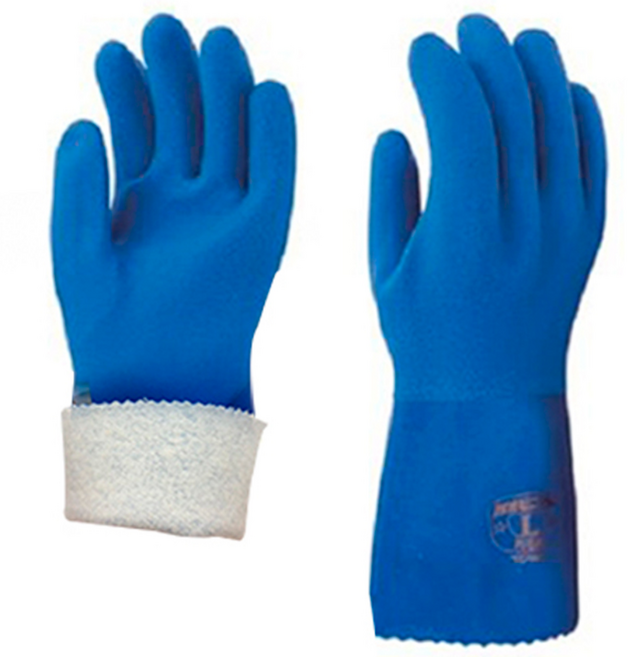 토와 핸드웜 658 솜 안감 PVC 내유 방수 방한 장갑
