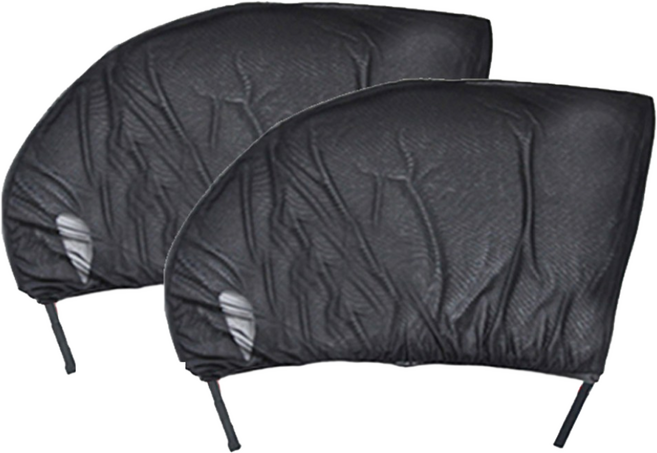 벤비아믹스 차박 모기장 햇빛가리개 캠핑 차크닉 창문 좌우 세트 통풍 공기순환 빠른설치 승용차 RV SUV 벌레 해충 먼지 커튼 00362, 2개, A2 앞 창문 XL