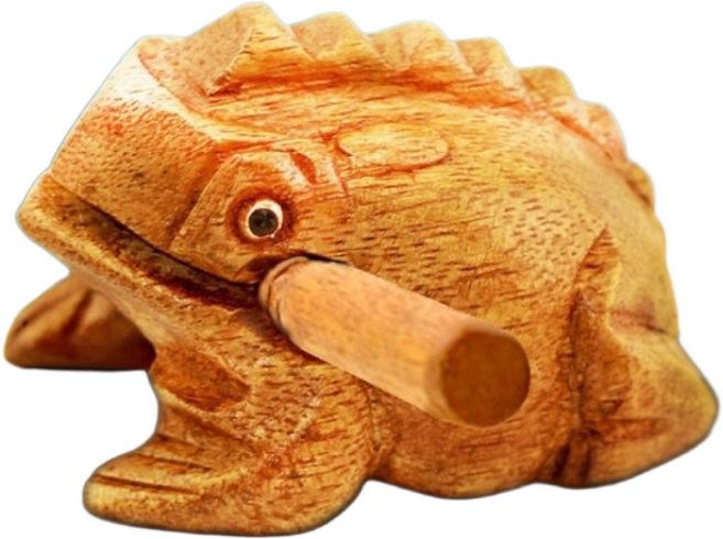 리빙릿 명상 두꺼비목탁 소리나는 불교 굿즈 마음평화 심신안정, 4개, 1호(7x 4cm)