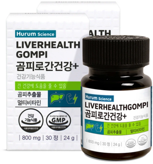 휴럼 곰피로 간건강 플러스 영양제, 30정, 2개 - 쿠팡