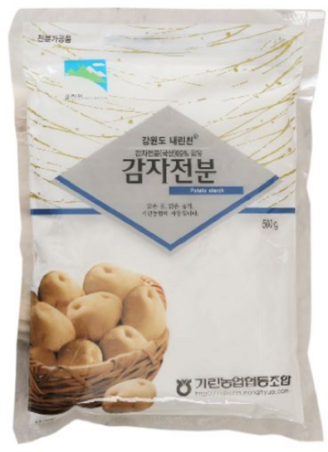 농협 강원도 인제 100% 국산 감자전분 최상급, 1개, 500g