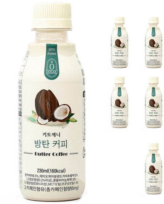 키토제니 방탄커피, 230ml, 6개