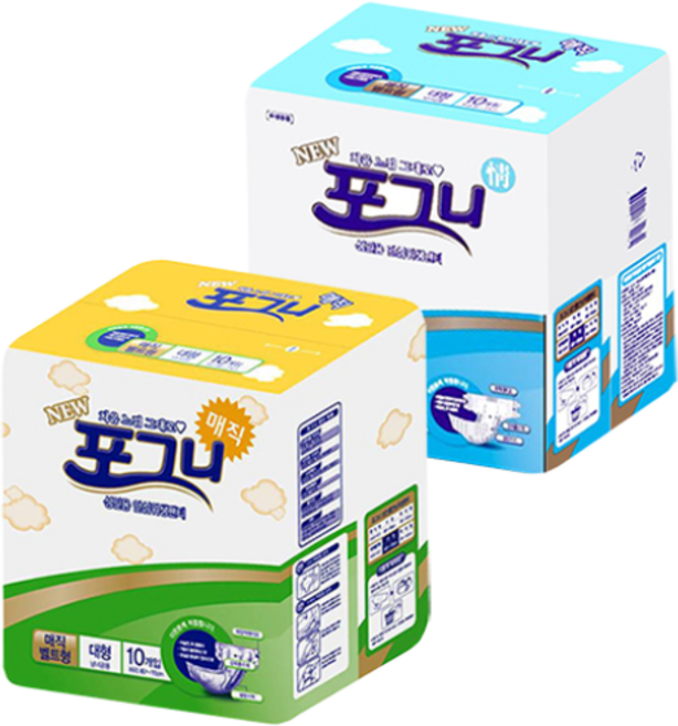 포그니성인용기저귀 어른팬티형기저귀 정와이드매직대형30매 실속형, 대형, 1세트, 30매