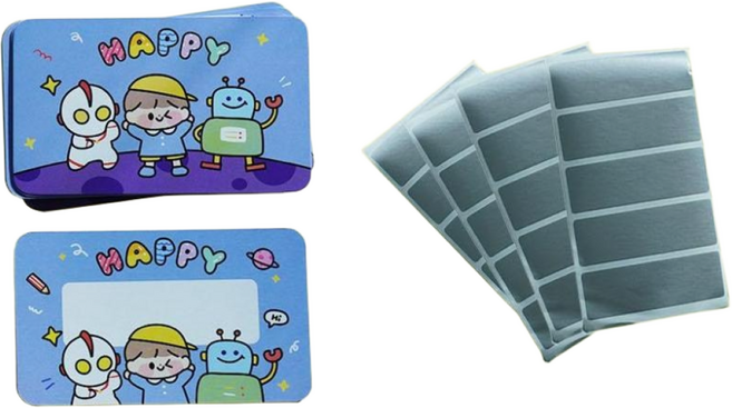 픽제이 스크래치 이벤트 쿠폰 복권 만들기 DIY 세트, 해피블루