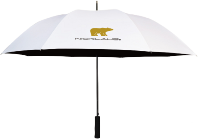 잭니클라우스 70자동 UV 자외선 차단 암막 우산, 화이트, 1개