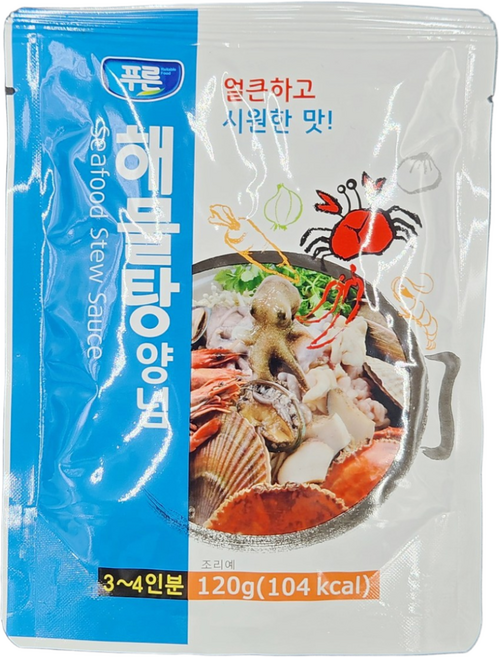 푸른해물탕용양념 120g X 40ea(1박스)*무료배송, 40개