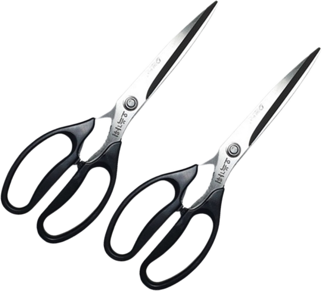 싹둑싹둑 다용도 오복가위 HG_001, 블랙, 2개