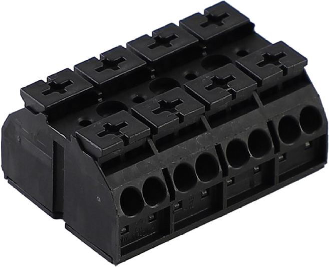 와고 터미널블록 단자대 862-504 4P 푸쉬인, 1개