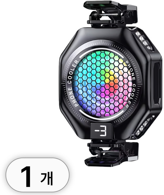 투데이리빙 4세대 업그레이드 강력 쿨링 마그네틱 스마트폰 쿨러 발열 쿨링패드 휴대폰 냉각 휴대용 자석 스티커 클립형 폰쿨러, 1개, R98817B(블랙