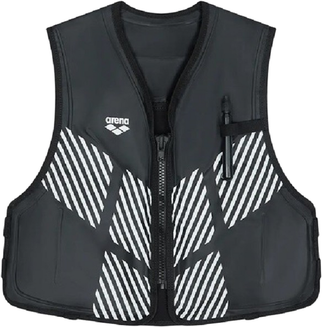 아레나 에어가드 베스트 A5AC1AJ21+수심10m 방수팩, BEG, 100KG